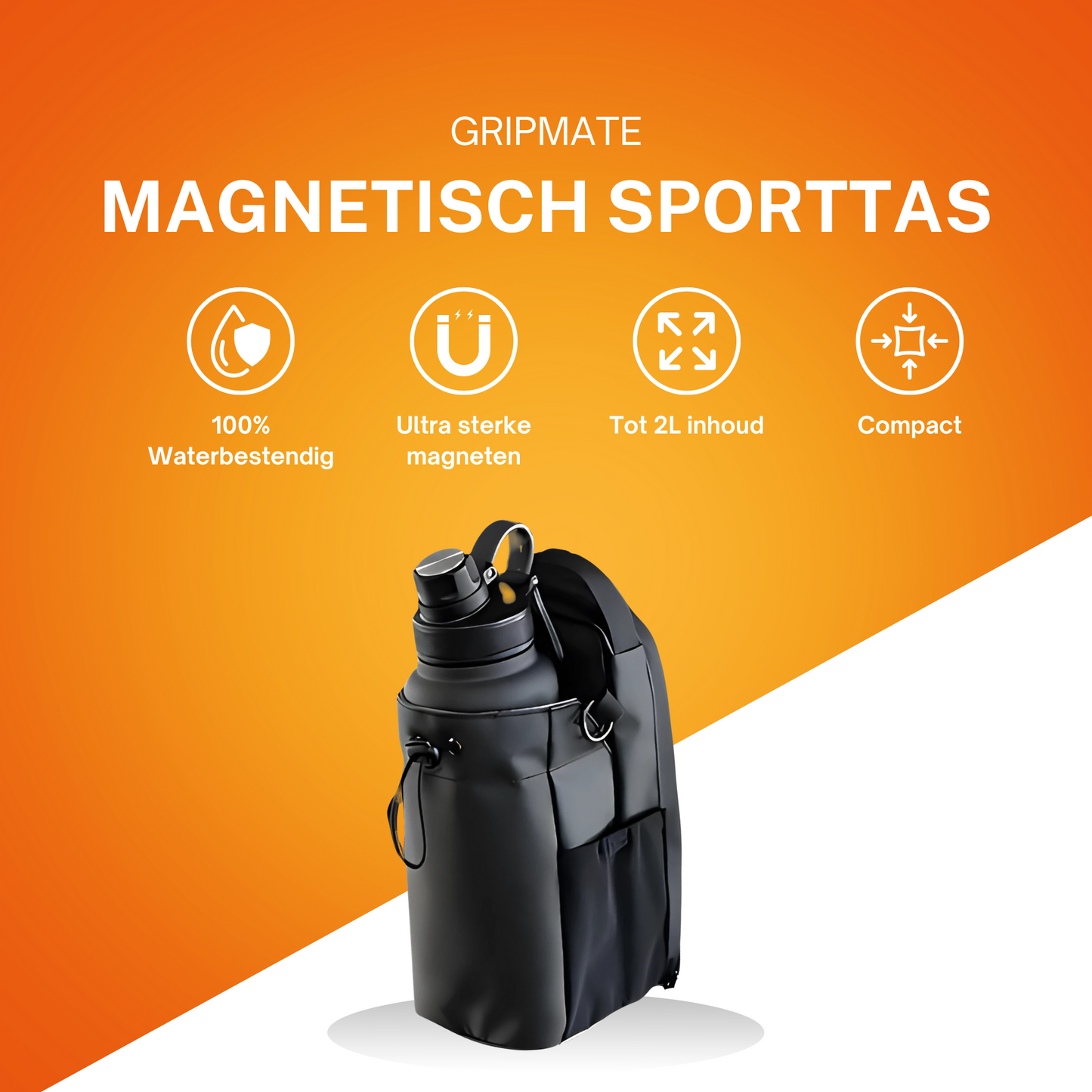 GripMate™ – Magnetische Sporttas