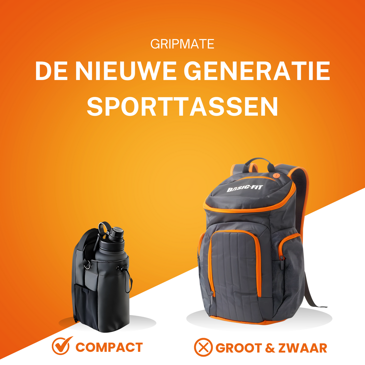 GripMate™ – Magnetische Sporttas