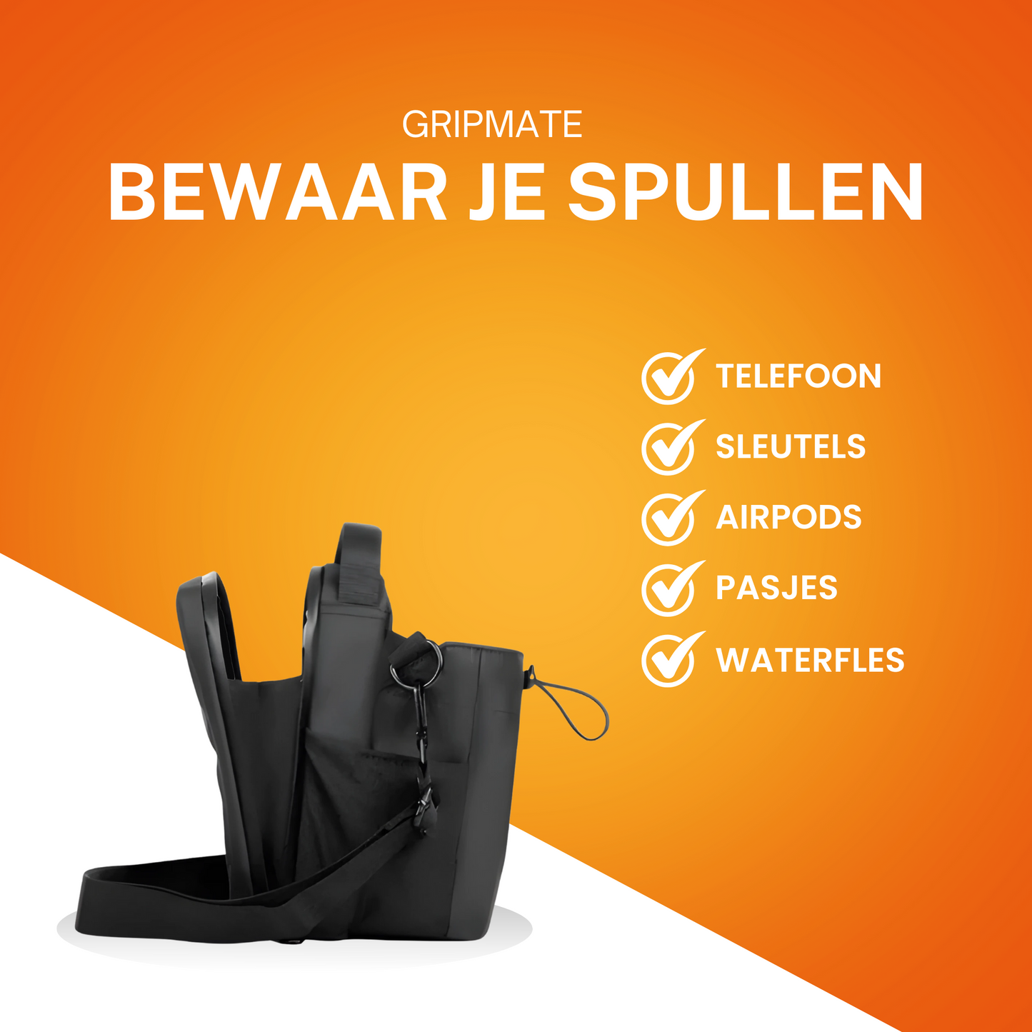 GripMate™ – Magnetische Sporttas